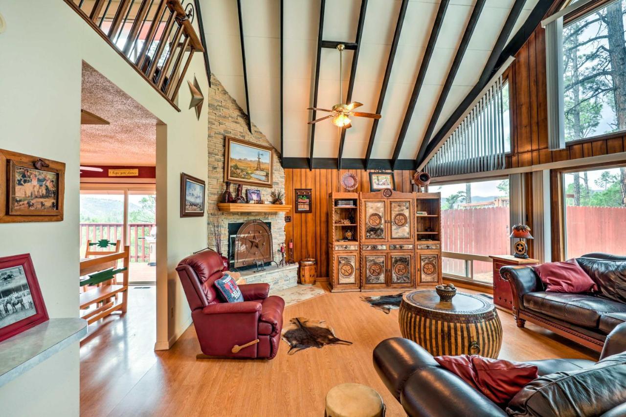 A-Frame Ruidoso Retreat With Deck, Grill And Views! Villa Exterior photo