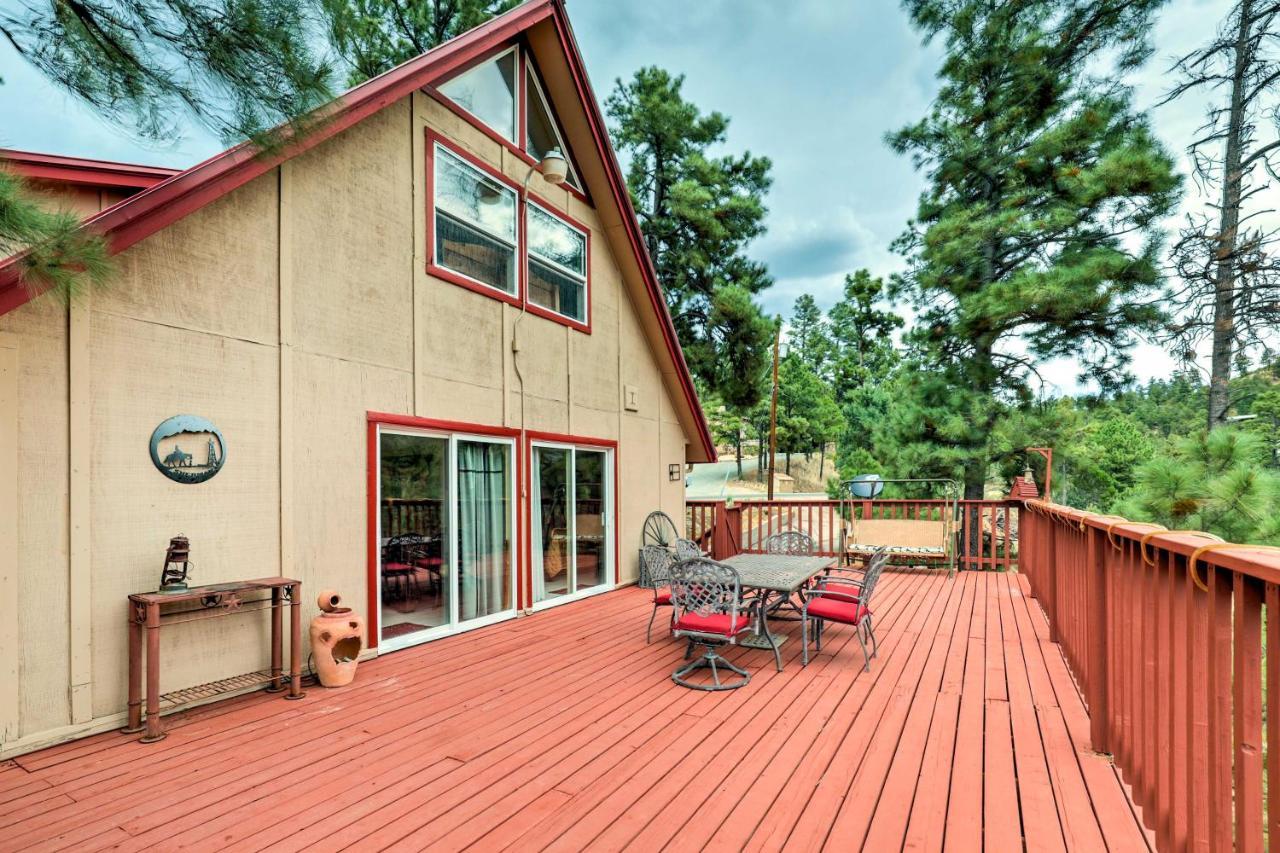 A-Frame Ruidoso Retreat With Deck, Grill And Views! Villa Exterior photo